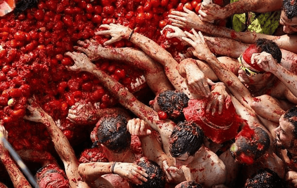 La Tomatina tomato-throwing festival