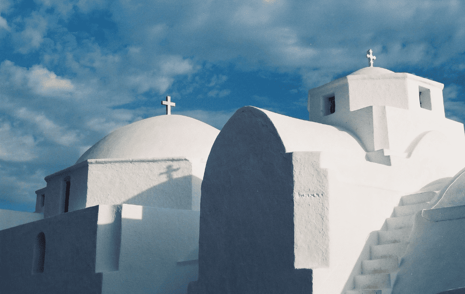 The white Church of Panagia