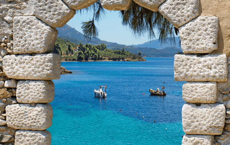 View from the Venetian Castle in Kythira