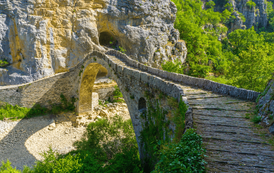 Bridge in Vikos Gorge, Zagorochoria